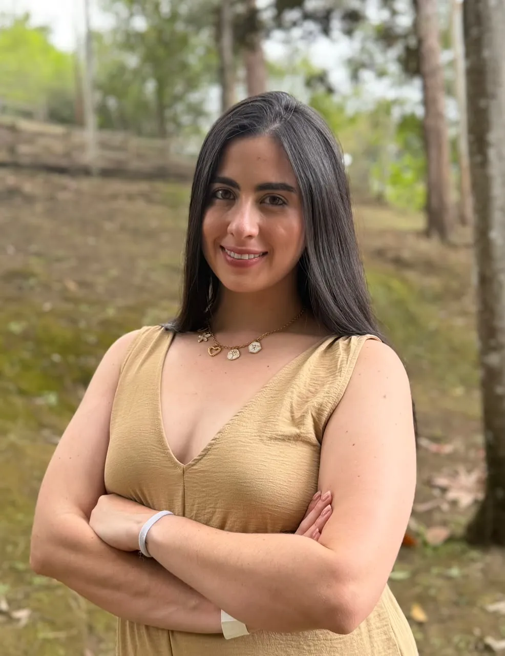 Retrato de María Valentina, médica veterinaria